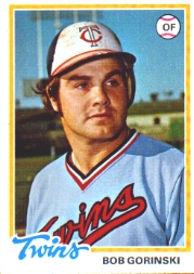1978 Topps Baseball Cards      386     Bob Gorinski RC